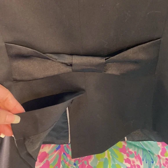 White House Black Market fancy tuxedo style black jacket - Picture 6 of 8